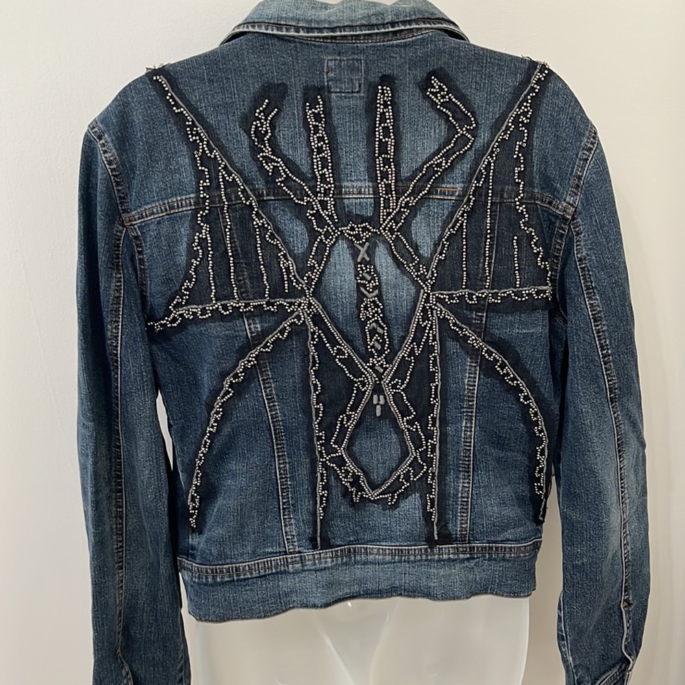Miss Sixty vintage Jean jacket with hand sewn embellishment